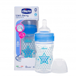 Chicco Bottle Wb 150 Ml Sil Blue Star